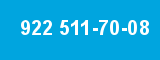 922 511-70-08